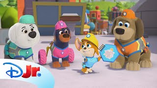 Pupstruction 🚜| Time to Build a Blueprint! | Compilation | @disneyjr