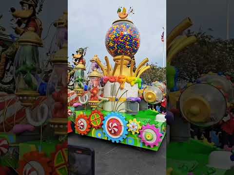 Mickey’s Once Upon a Christmastime Parade during the day on Main Street in Magic Kingdom 2023!