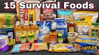 15 Survival Foods Every Prepper Should Stockpile - Most Bang for your Buck