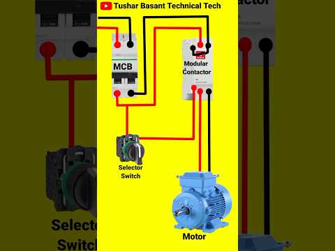 Single Phase Motor Modular Contractor #shorts