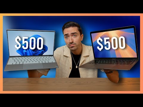 $500 Mac vs PC laptop challenge!