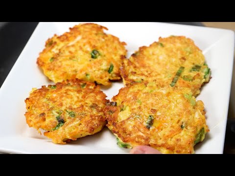 Grated cabbage and carrot, better than meat! Quick and delicious breakfast in minutes