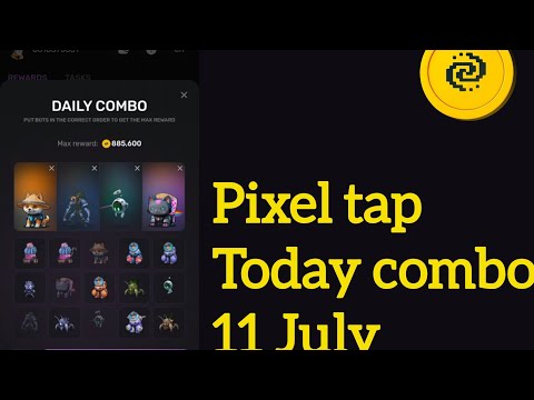 Pixel tap daily combo cards 11 July 2024