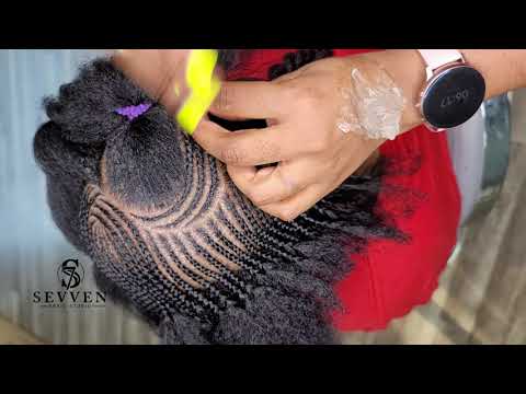 Iverson Braids| Small Cornrows