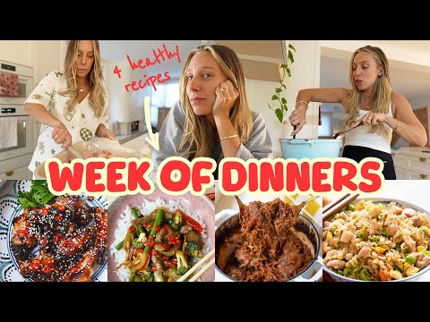 REALISTIC week of dinners | 4 family recipes I cooked this week