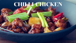 chilli chicken semi gravy in telugu | Chilli chicken in telugu