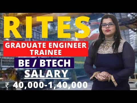 RITES RECRUITMENT 2024 || GRADUATE ENGINEER TRAINEE || BE/BTECH || ₹ 40,000-1,40,000 || FRESHERS