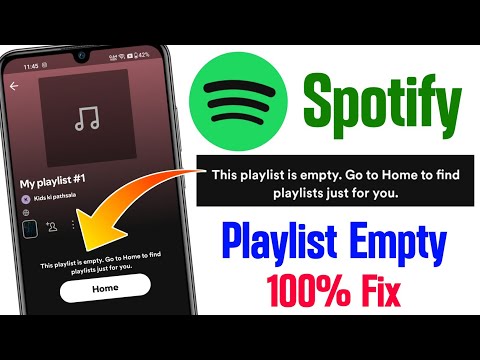 spotify empty playlist problem | spotify this playlist is empty problem | spotify playlist empty