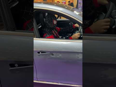 #shorts #shortvideo #milesmorales #spidermancosplay #car #driving