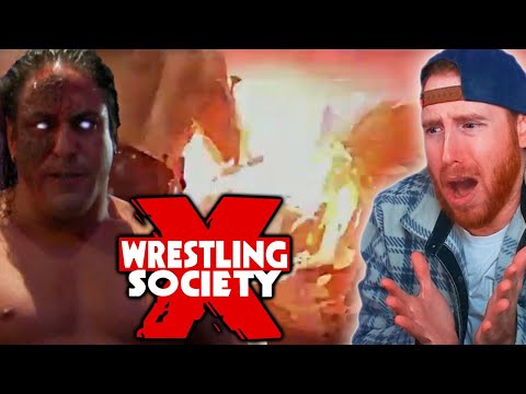 HE LIT HIM ON FIRE?!?! - Wrestling Society X: Craziest Wrestling Promotion Ever 4