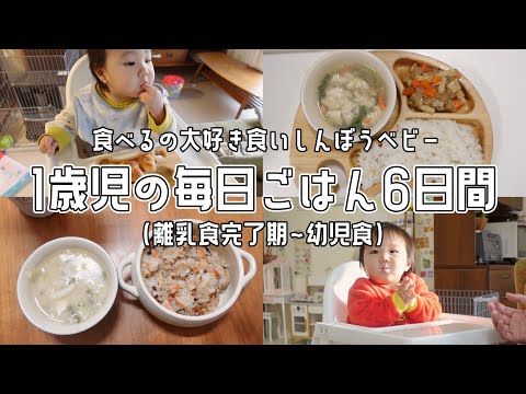 食いしん坊ベビーのリアルな毎日ごはん6日間【1歳/離乳食完了期/幼児食/離乳食レシピ】