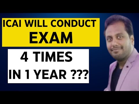 |Will ICAI Conduct Exam 4 Times In a Year| ICAI You Are Great| Must Watch For All CA Students|