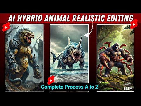 How to Create Hybrid Animal Video | Ai hybrid animal video kaise banaye | Ai Hybrid Animal Editing