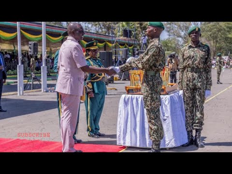 PRESIDENT RUTO PRESIDES OVER NYS RECRUITS PASS-OUT PARADE IN GILGIL