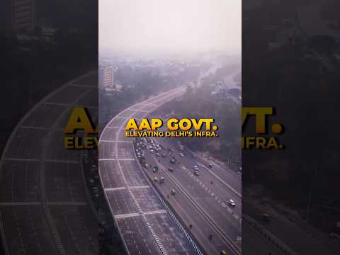 Infrastructure में AAP सरकार ने किया बेहतरीन काम 😱🔥 #arvindkejriwal  #delhielections #aamaadmiparty