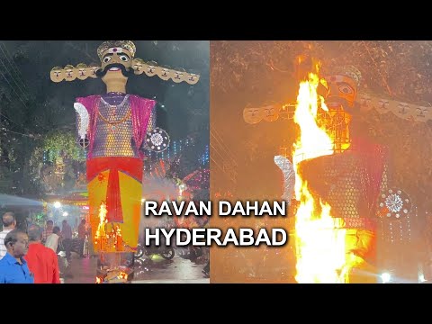 Dussehra Festival Celebrations in Hyderabad | Ravan Dahan 2022 | Ravan Dahan in Hyderabad | Dasara