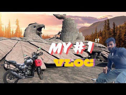 Jatayu Earth's Center my first 1 vlog #firstvlog #kerala #yezdiadventure #yezdifamily #yezdi #rider