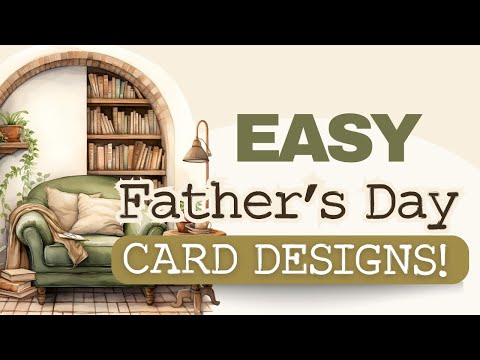 MALE BIRTHDAY CARD & FATHER'S DAY CARDS | card making tutorial 2024