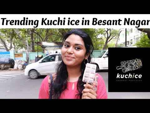 Kuchice in Besant Nagar | Food Review Tamil | Exploring Chennai | Best  Kuchi Ice ever #icecream