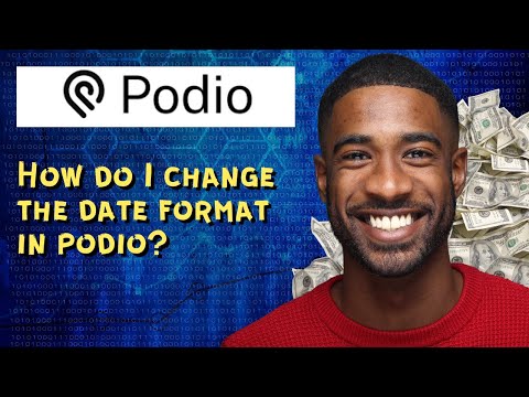 How do I change the date format in podio