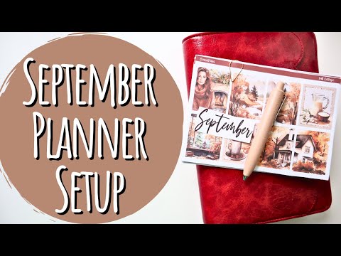 Stalogy Planner Setup for September | Supplies & A Flip Through