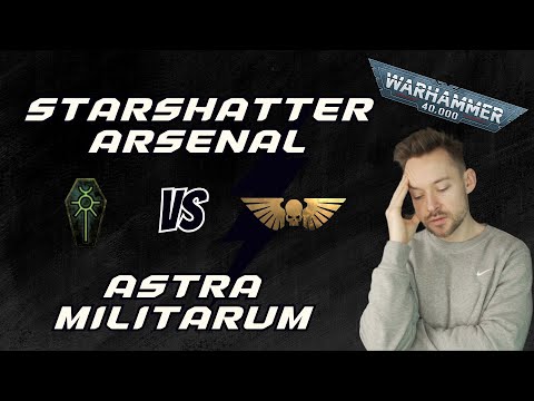 Necron Starshatter vs Astra Militarum - The Ultimate Showdown