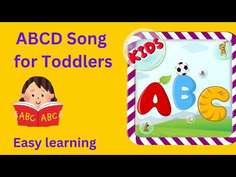 ABCD Song for Toddlers- nursery rhymes, kids song-