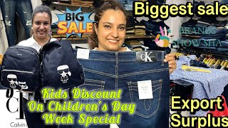 Children's Day Week SALE 🥳| @brandsshowsha | #exportsurplus #delhiwholsalemarket | #winterfashion