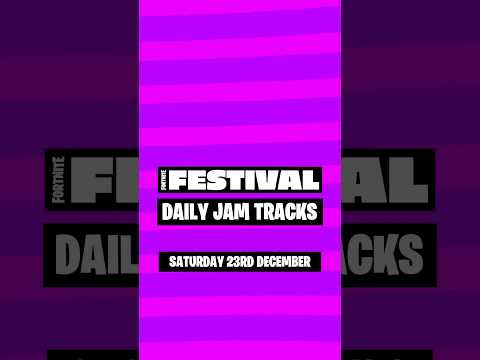 Fortnite Festival - Daily Jam Tracks (23/12/2023) #FortniteLeaks #FortniteChapter5 #FortniteFestival