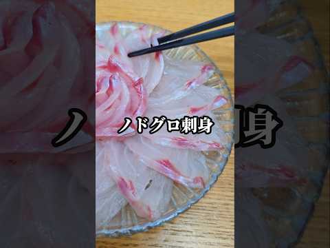 ノドグロの刺身が美味すぎる　#捌き方 #料理 #sashimi