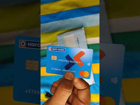 HDFC Moneyback+ Credit Card Unboxing 2023 | #ytshort #gurujikipathsahala