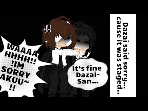 Dazai scaring Aku..(totally not staged) || Bsd || Dazai&Aku || read desc ||