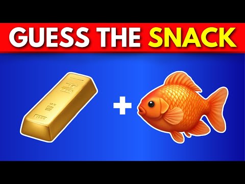 Guess The SNACK and JUNK FOOD By Emoji 🍿 Emoji Quiz