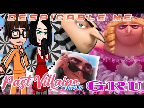 Despicable Me Past Villains react to Gru// Gacha Reaction// {🇧🇷🇺🇲//