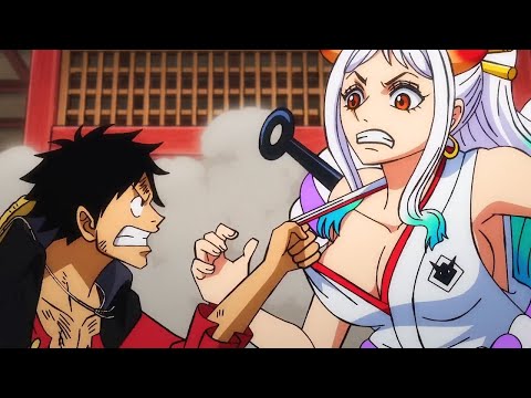 Luffy wants to check if Yamato's breasts are real or fake