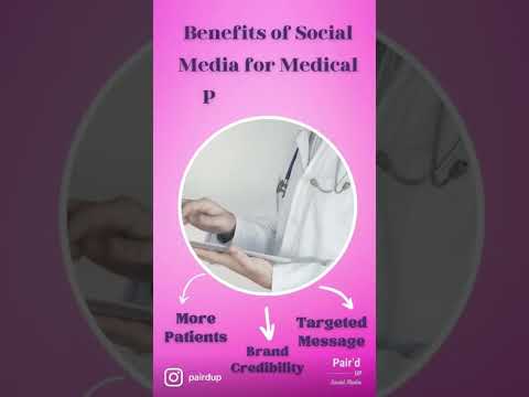 Benefits of #socialmedia for Medical Practitioners ✨ #socialmediatips #business  #medicalpractice