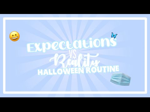 || Halloween morning routine Expectations VS reality || Royale High Roleplay