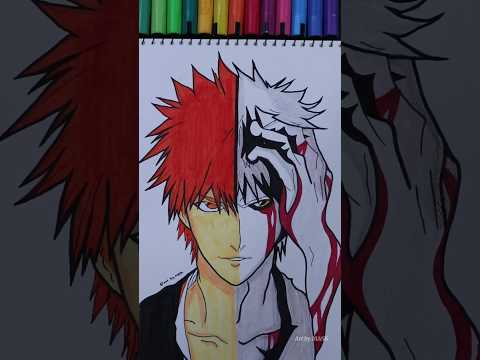 Ichigo drawing p-2 #ichigo #anime #shorts