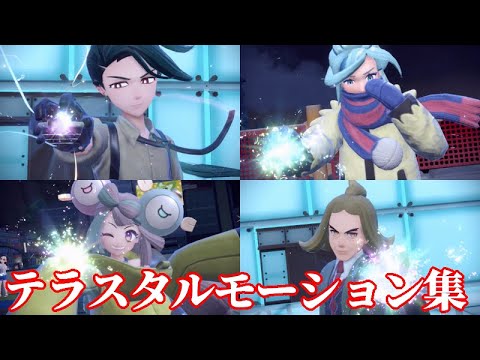 【ポケモンSV】テラスタルモーション集