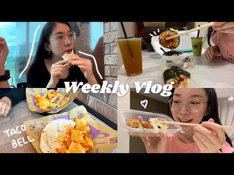 Vlog 🇲🇾 康乐夜市吃什么⛩️| 韩式生蚝 yyds 🦪 | Taco Bell🌮 | 眼科学生的手工👀