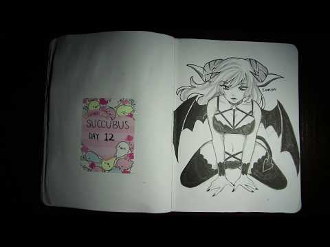 Inktober 2017 Sketchbook Tour