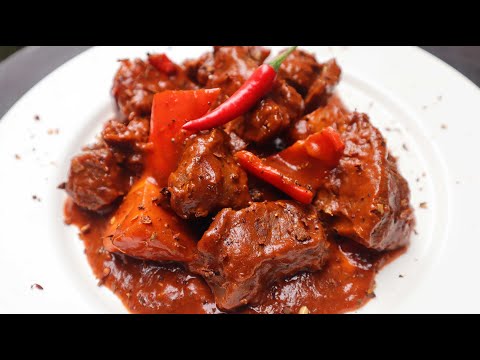 How To Cook Caldereta - Spicy Calderetang KABAYO Recipe