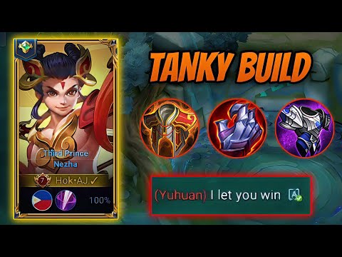 ENEMY DOMINATE US BUT THEY LET US WIN!?? - NEZHA TANKY BUILD GAMEPLAY - HONOR OF KINGS