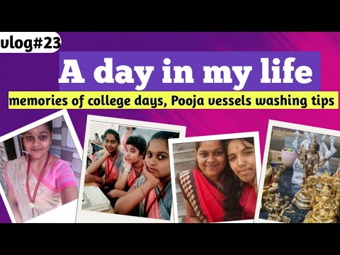 #vlog💁‍♀️ memories bring back😍/A day in my life/memories 💗/Pooja vessels washing tips