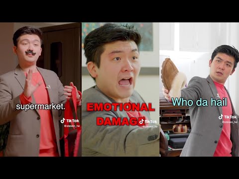 Try Not To Laugh Watching Steven He TikToks | Emotional Damage #shorts Compilation