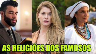 CONHEÇA quais são as RELIGIÕES de 22 FAMOSOS BRASILEIROS