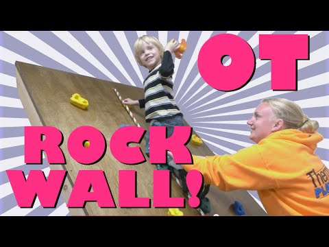 Occupational Therapy with a Rock Climbing Wall