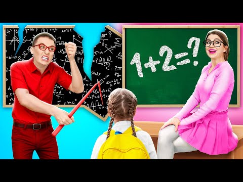 Good Teacher vs Bad Teacher! Crazy School Hacks and Funny Relatable Moments