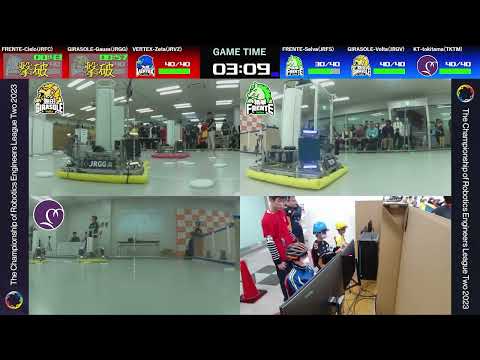 【CoRE-2: 2023】決勝戦 青同盟操縦ブース【The Championship of Robotics Engineers 2部リーグ2023】