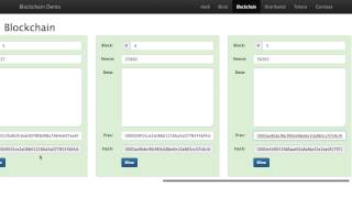 Blockchain 101 - A Visual Demo